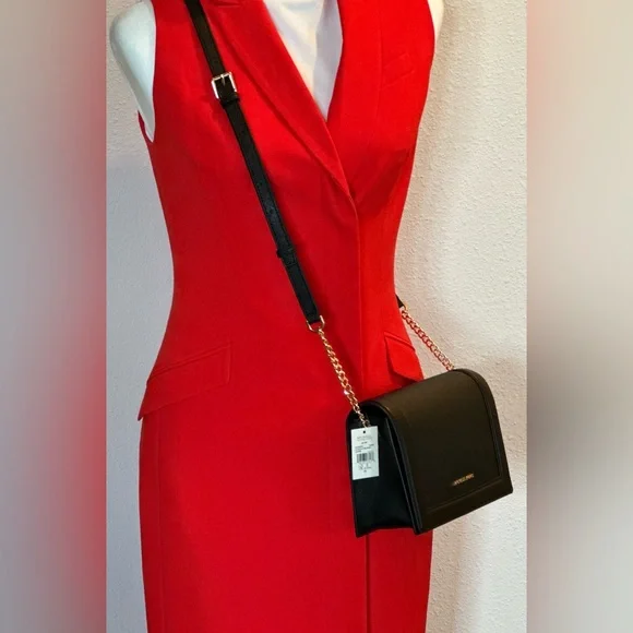 Classy NEW Michael Kors Jet Set Large Black Crossbody Bag  🌺Offers welcome! - Picture 3 of 8